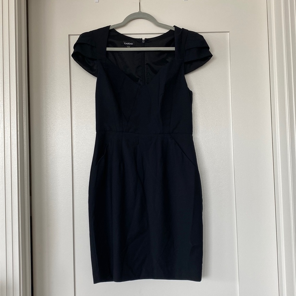 Vintage Bebe black dress - size 8